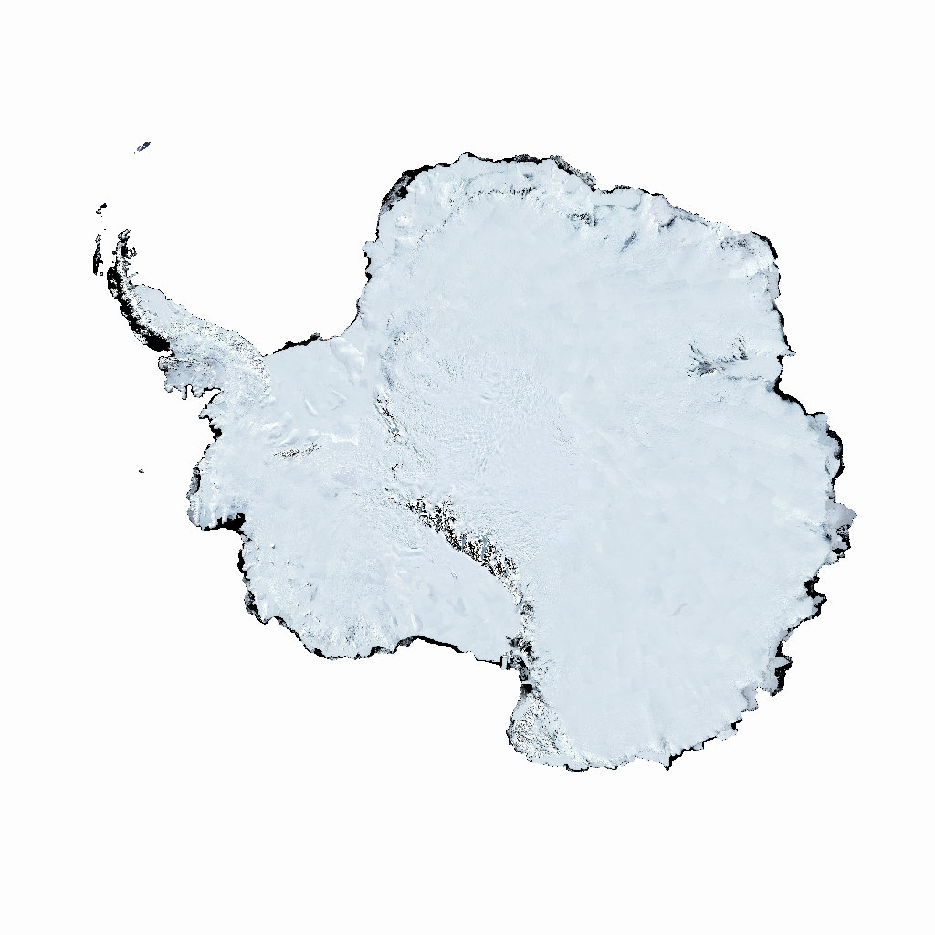 USGS LIMA historical satellite imagery mosaic of Antarctica