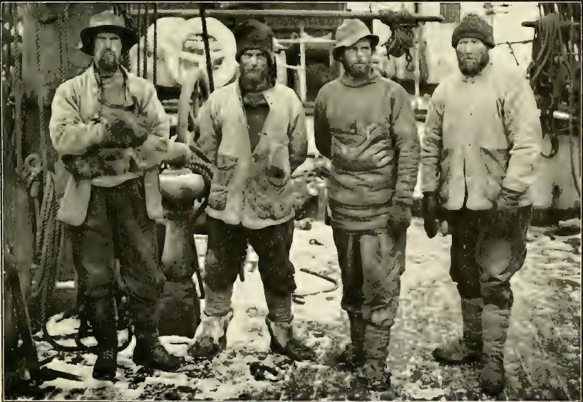 The return of the Western Geological Party. F. Debenham, T.Griffith-Taylor, T. Gran and PO Forde