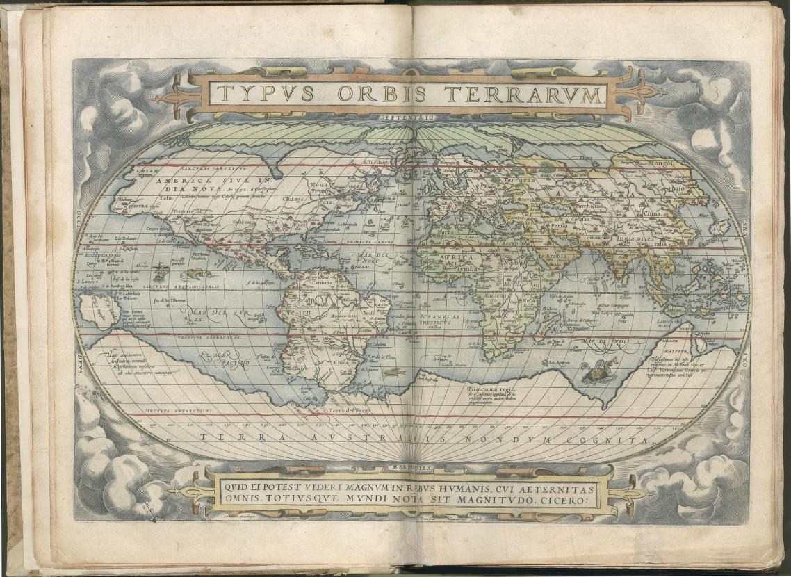 Typus Orbis Terrarum in Théâtre de l’Univers