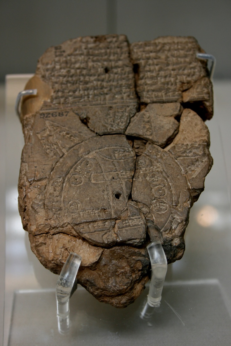 Babylonian Map of the World, British Museum ME 92687