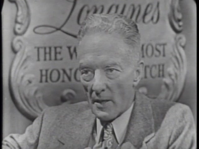 Richard E. Byrd on Longines Chronoscope, 8 December 1954