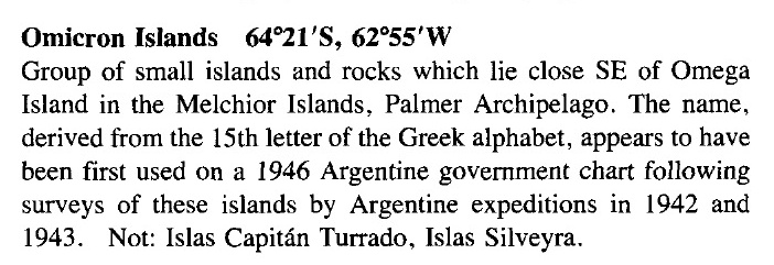 Omicron and Delta names in the 1995 US gazetteer