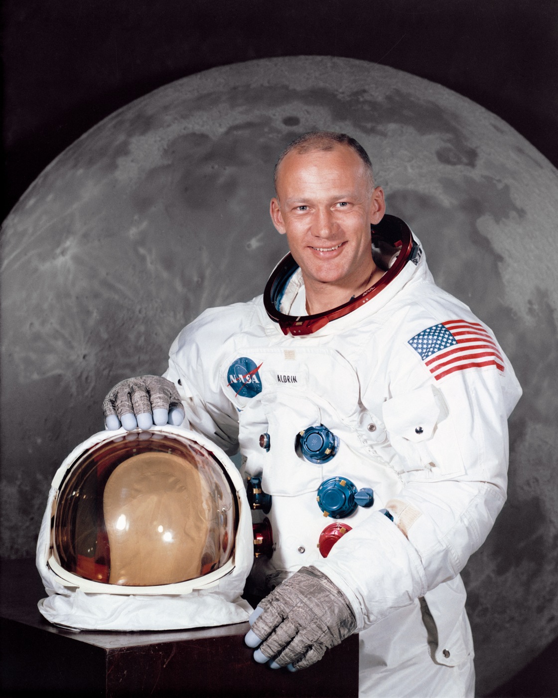 Buzz Aldrin official NASA portrait, 1969