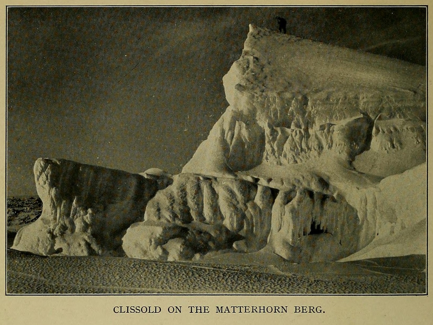 Clissold on the Matterhorn Berg — different published photograph
