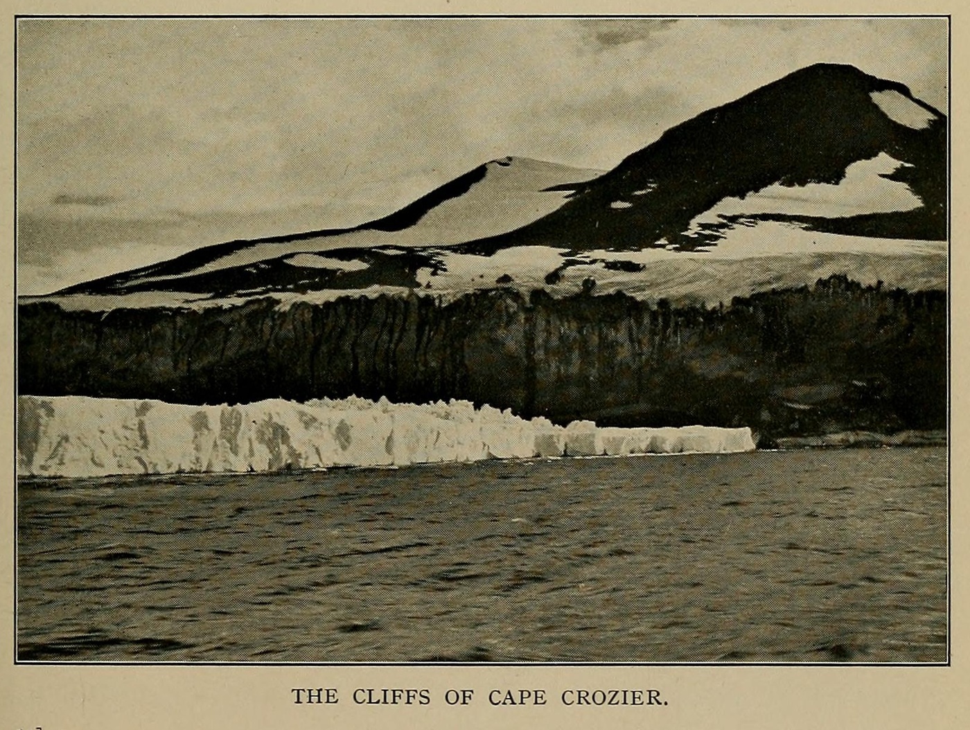 Cliffs of Cape Crozier — different published viewpoint
