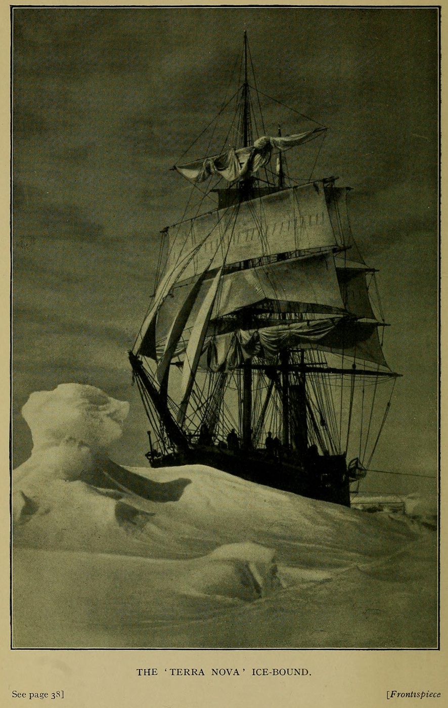 Terra Nova ice-bound — different published ship photograph